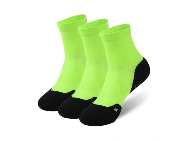 Nicool Men S Running Socks Green 3 Pairs Cushioned… Code