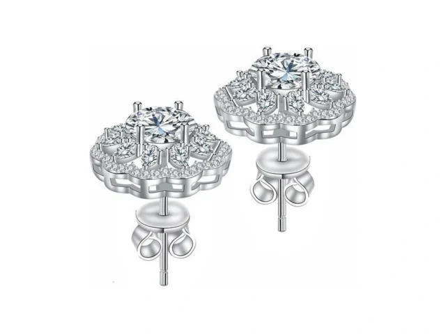 Sunflower Stud Earrings For Women S925 Sterling… Code