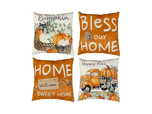 Kaiwern Pumpkin Fall Decorative Throw Pillow Covers… Code