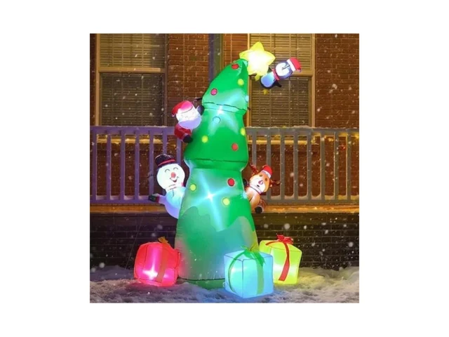 Joyhalo 7ft Inflatable Christmas Tree With Santa… Code