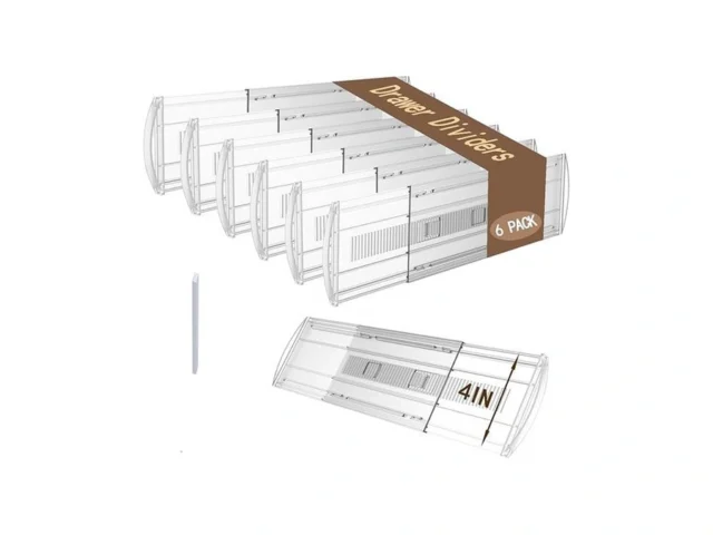 Spereeler 6 Pack Adjustable Drawer Dividers For… Code