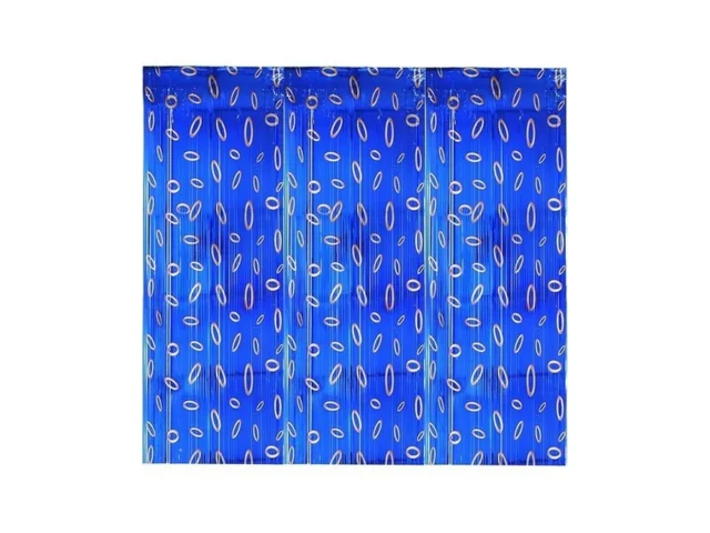 5 Pcs Blue Gold Foil Fringe Curtains Streamers… Coupon