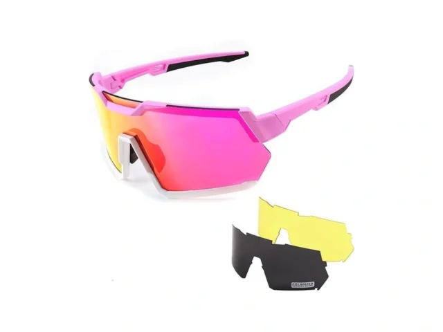 Feisedy Men Women Cycling Sunglasses With 3… Code