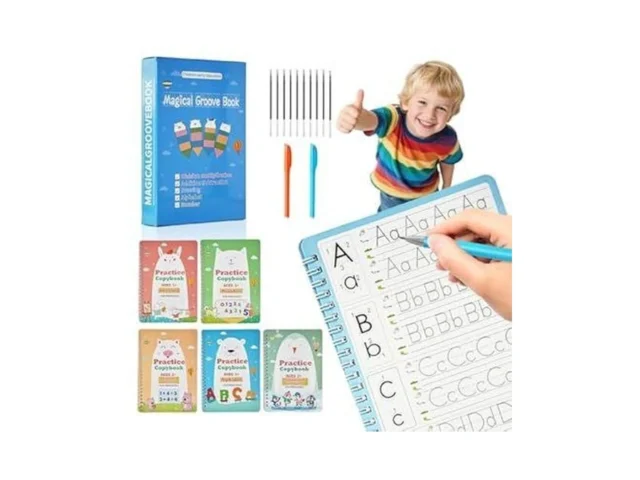Magic Grooved Writing Books For Kids-handwriting… Code