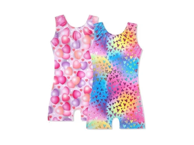 Kids Leotards Gymnastics For Little Girls Size 5-6… Code