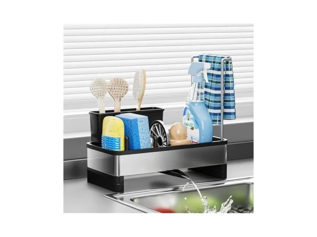 Ewaiira Stainless Steel Sink Caddy Sponge Holder… Code