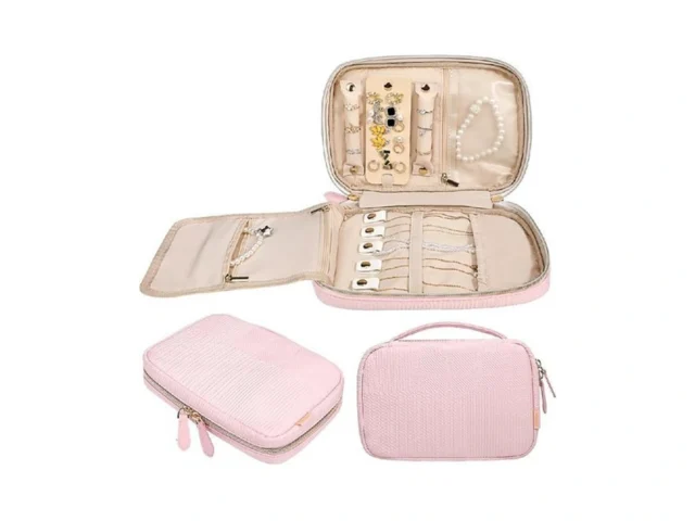 Voova Travel Jewelry Holder Organizer Case Large… Code