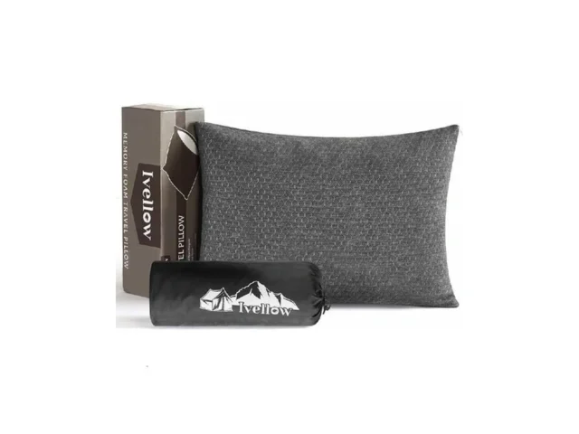 Ivellow Memory Foam Travel Pillow Compressible… Code
