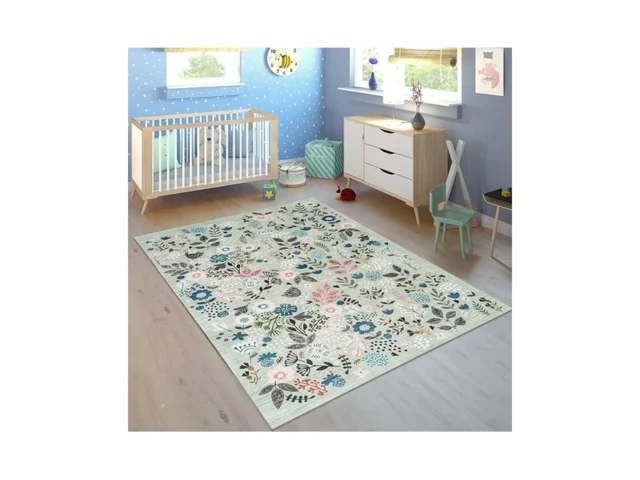 Decomall Jasmine Washable Area Rugs Colorful Modern… Code