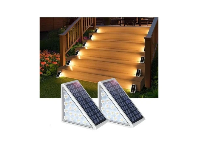 Omtled Solar Stair Lights Waterproof Ip67 Step Deck… Code