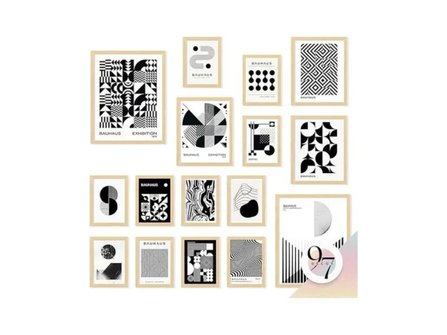 97 Decor Large 11×14 Bauhaus Wall Art Prints -… Code