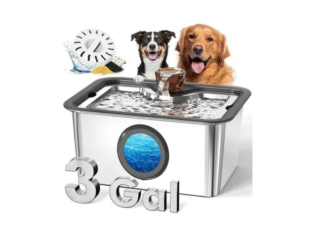 3-gallon Large Dog Water Fountain With Filter… Code