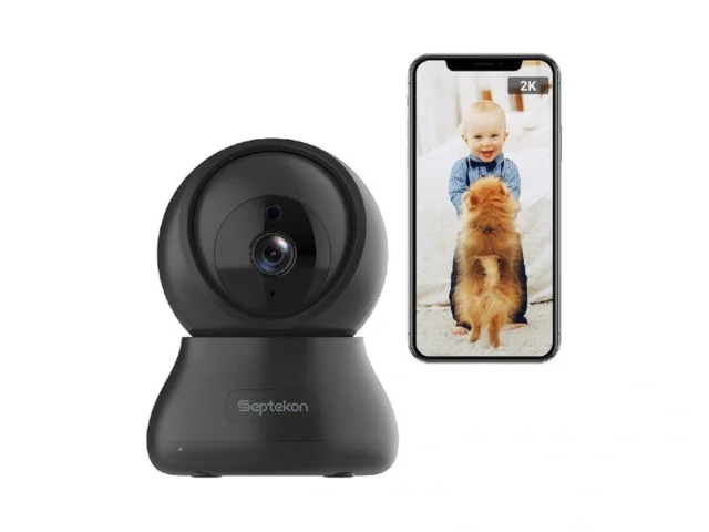 Septekon 2k Home Security Cameras For Baby Monitor… Code