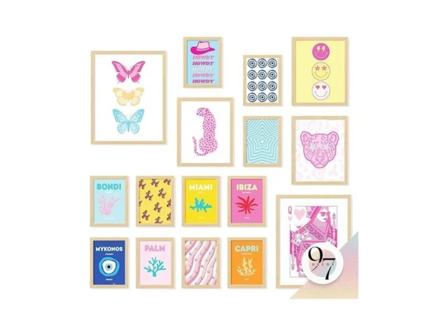 97 Decor Large 11×14 Cute Preppy Room Decor Teen… Code