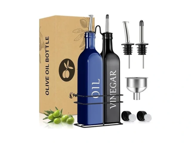Vakoo Oil And Vinegar Dispenser Set – 17oz 500ml… Code