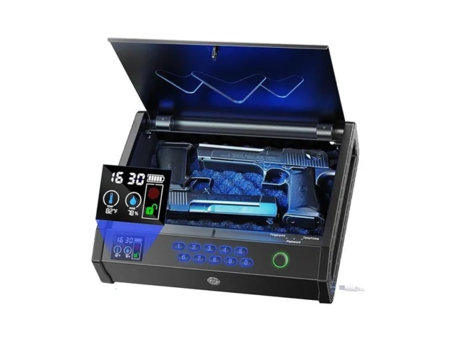 Holewor Gun Safe Biometric Gun Safes For Pistols… Code
