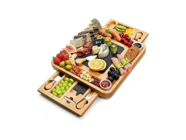 Easoger Large Bamboo Charcuterie Boards Cheese… Code