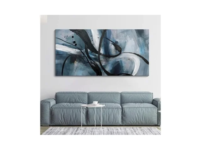 Abstract Canvas Wall Art Black And White Graffiti… Coupon