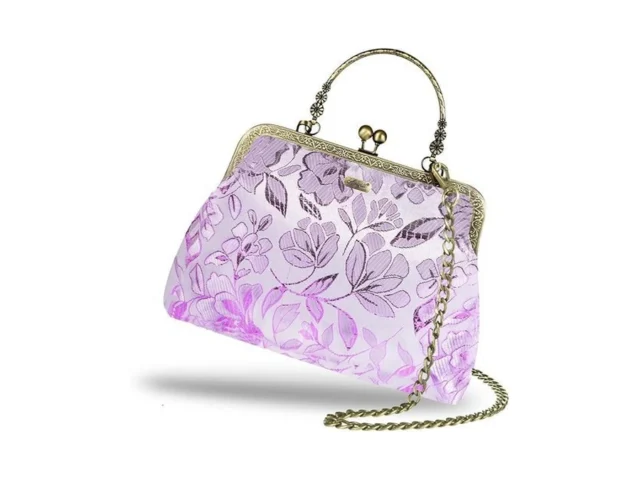 Abuyall Floral Top Handle Handbag Chain Strap Women… Code