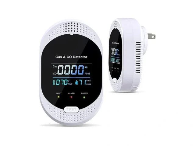 4 In 1 Carbon Monoxide Detector Plug In Co Gas Leak… Code