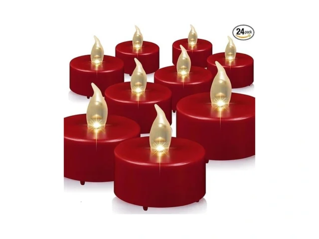 Flameless Led Tea Light Candles Battery Operated… Code