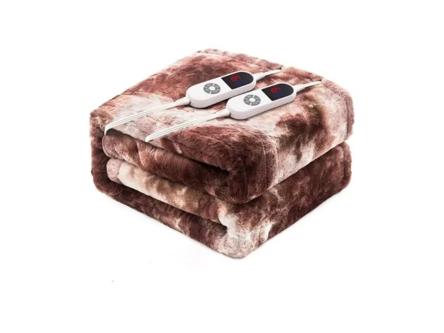 Ptq Electric Heated Blanket 90 X100 Luxury White… Code