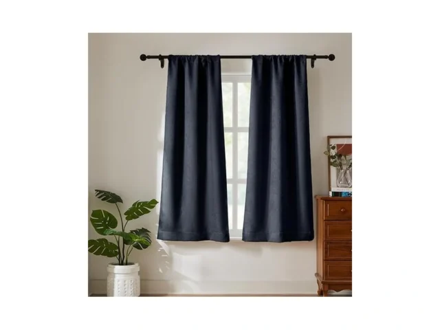 Wrensonge Blackout Curtains For Bedroom Navy Blue… Code