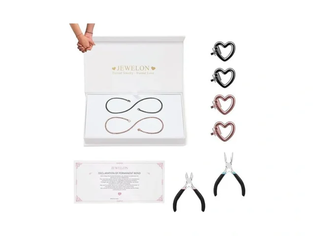 Jewelon Couples Permanent Bracelet Kit With Love… Coupon