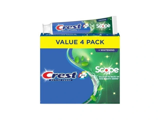 Crest Whitening Plus Scope Complete Active Fresh… Coupon