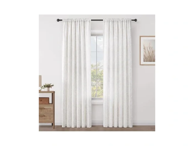 Olepangi Cream White Curtains 80 Inch Length For… Code