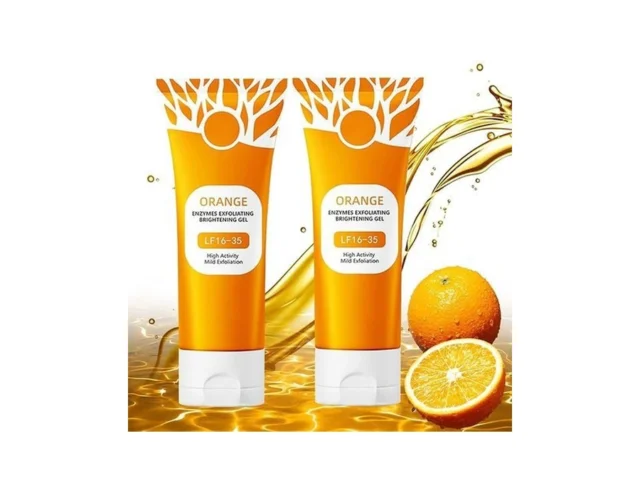 Orange Exfoliating Gel For Face Body Exfoliating… Code
