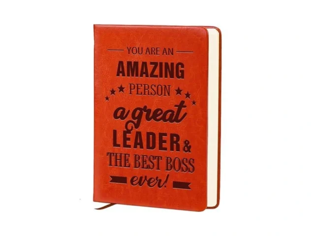 Qdwxdel Gift For Boss A5 Hardcover Leather Journal… Code