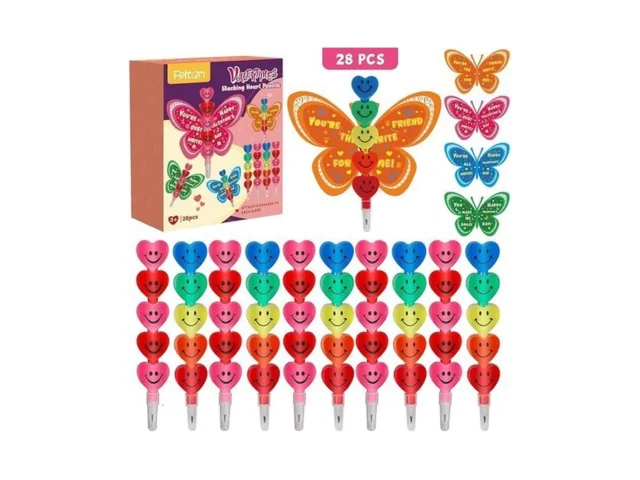 Feltom 28 Pack Valentines Day Gift Cards For Kids… Code