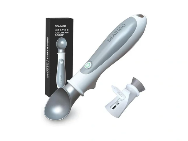 Seaingo Heated Ice Cream Scoop – Rechargeable On… Code