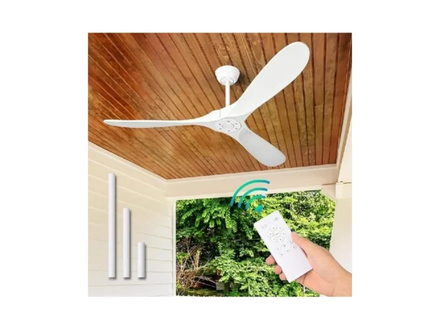 Ykxonfa Solid Wood Ceiling Fans Without Light 72… Code
