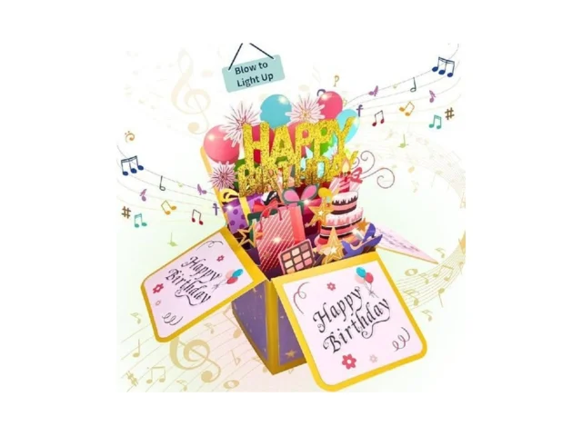 Praisol 3d Musical Birthday Greeting Card With… Code