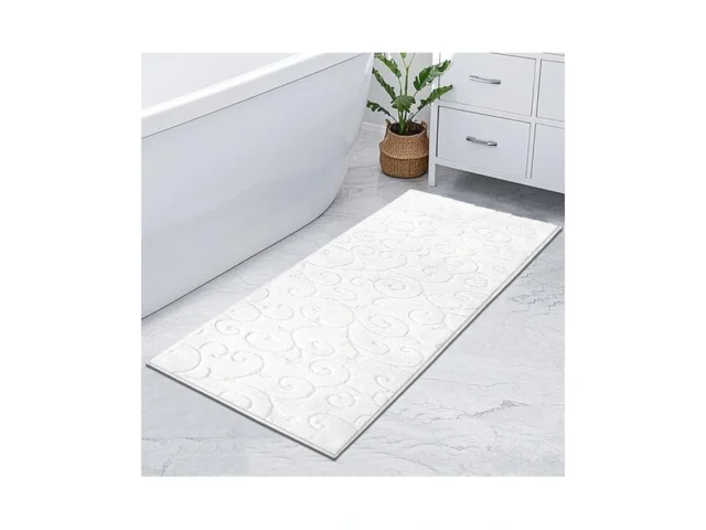 Hebe Bathroom Rugs Runner 48 X20 Luxury Bath Mat… Code