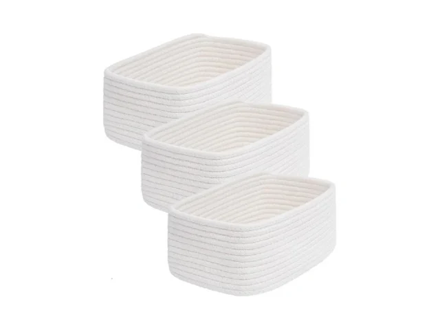 Qflqfl Small Woven Storage Basket Medium Storage… Code