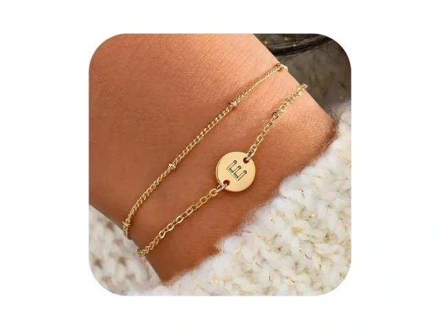 Jnzsswhjjh Initial Bracelet For Women 18k Gold… Code
