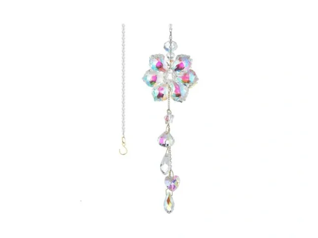 Crystal Flower Sun Catcher Hanging Sunlight Catcher… Code