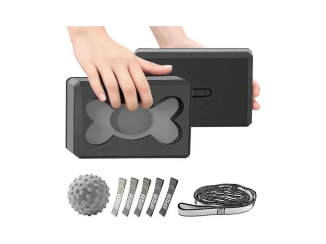 Hapbear Yoga Blocks 2 Pack – 9x6x3in High-density… Code