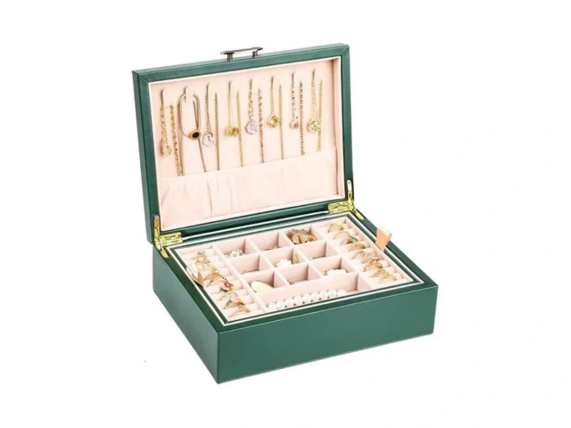 Asingyer Small Jewelry Organizer For Women 2-layer… Code