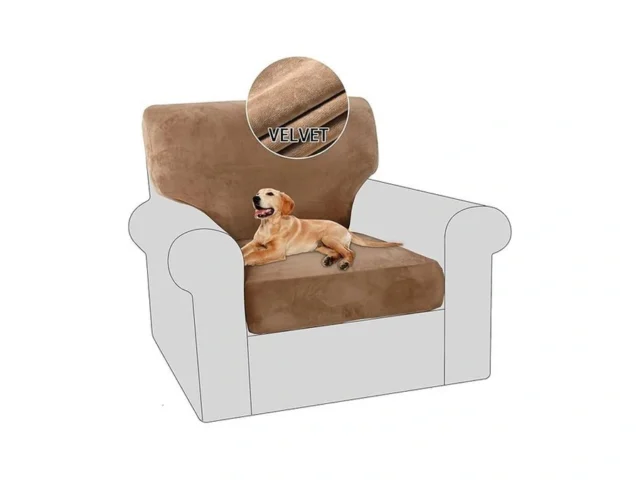 Princedeco Multi-pieces Chair Covers Velvet Couch… Code