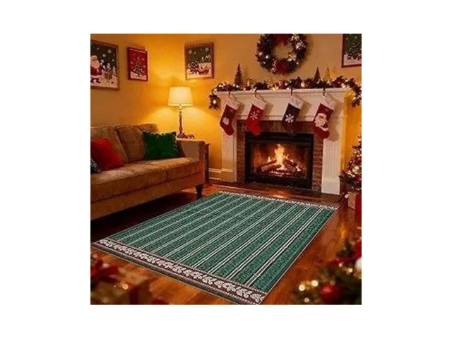 Garveehome Christmas Area Rug 5×7 For Living Room… Coupon