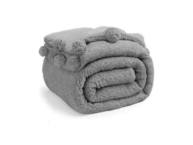 Lbro2m Double Sided Sherpa Blanket Queen Size Super…