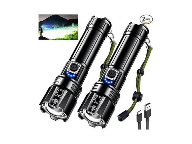 Aknear Rechargeable Led Flashlight 99000 High… Code