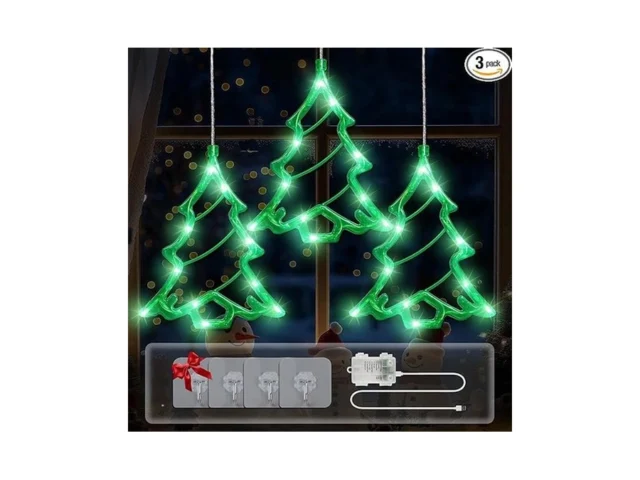 Beewin 30 Led Christmas Window Lights 3 Green… Coupon