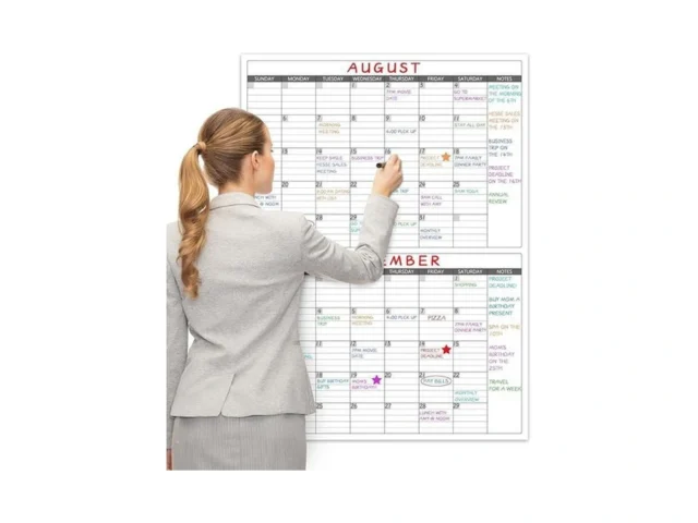 Large Dry Erase Calendar For Wall – Undated 2 Month… Code