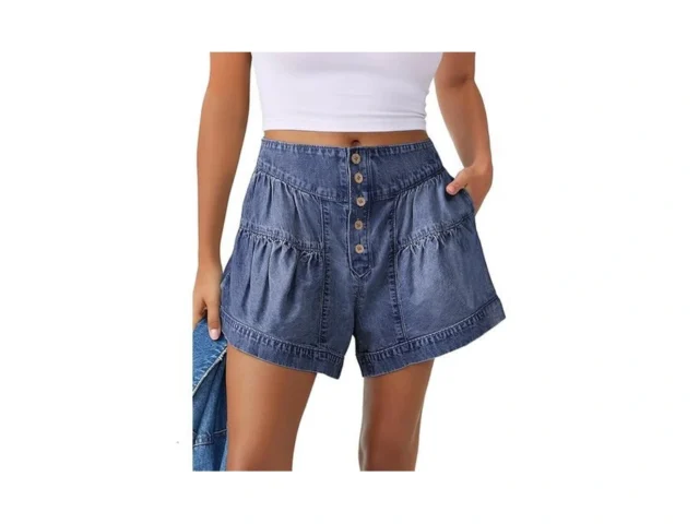 Anrabess Women S Denim Shorts Summer Baggy High… Code