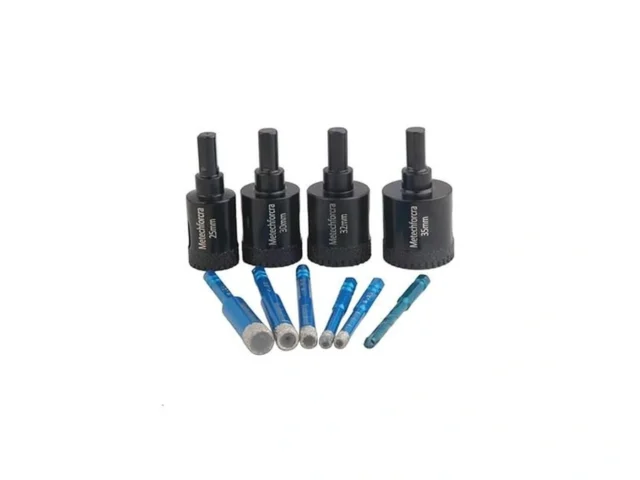 Diamond Hole Saw Drill Bit Set 10 Pcs Diamond Core… Code